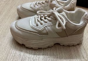Chunky White Sneakers