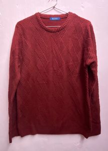 Maroon Knit Sweater