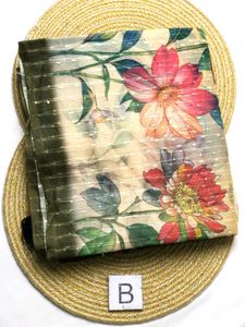 Floral Print Saree