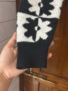 Patterned Knit Cardigan