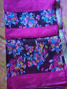 Floral Print Saree