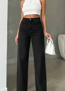 Black Wide Leg Jeans