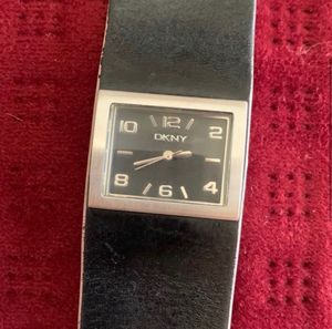 Vintage DKNY Leather Strap Watch