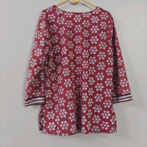 Fabindia Floral Print Tunic Top