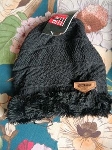 Black Scarf &amp; Beanie Set