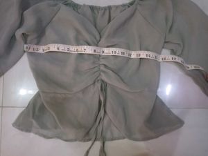 Vintage Off Shoulder Crop Top For Women