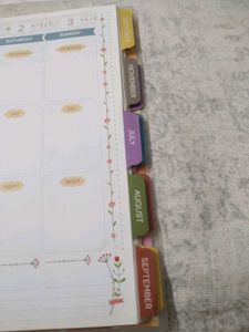 aesthetic planner unused