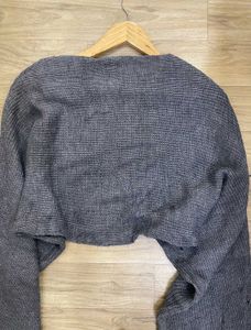 Knit Oversized Crop Top