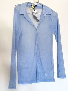 Forever 21 Textured Shimmer Shirt