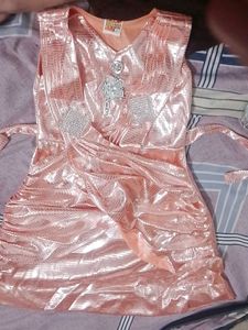 Shimmery Girls Frock
