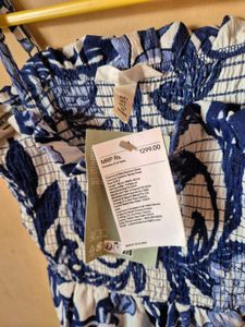 H&amp;M Floral Smocked Dress