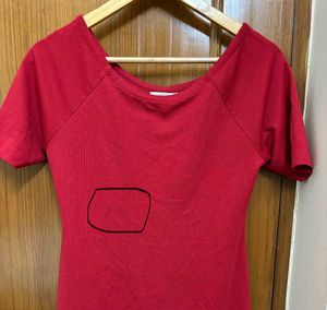 Zara Trafaluc Red Mini Dress