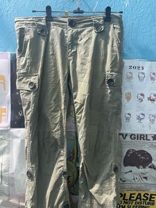 Olive Green and black Cargo Pants (combo)