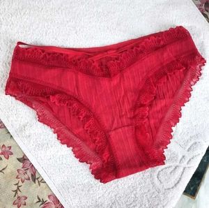 Rose Lace Detail Briefs