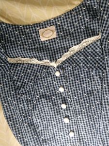 Blue Gingham Dress