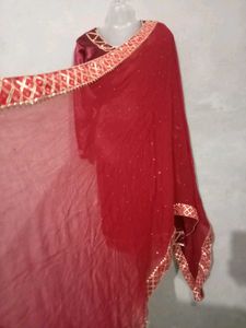 Marron Satin Salwar Suit