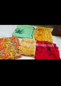 printed 5 saree combo 🎉🎉