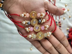 Beautiful Stone Rakhis (Single Pc Price)