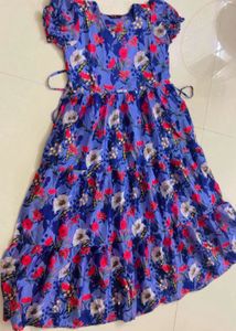 Floral Tiered Midi Dress