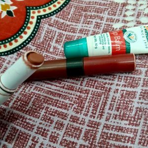 Lipstick (Maybelline, mamaearth, himalaya lip balm