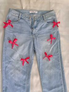 Women Bow 🎀 Jeans
