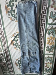 Light Wash Cargo Jeans