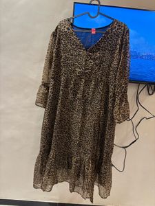 Xxl Leopard Print Maxi Dress
