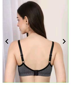 Comfortable Grey Sports Bra