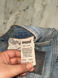 mavi branded jeans light blue slim fit