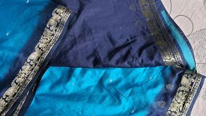 Blue Saree