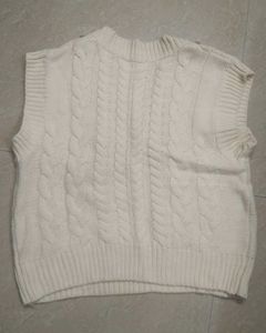 Aesthetic Knit Vest Sweater