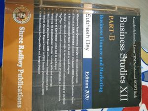 12th Business Studies Subhash Dey Book