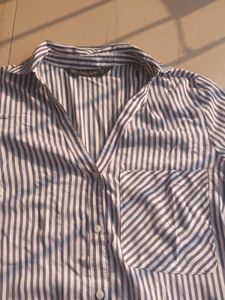 Zara Old Money Striped Shirt For Women