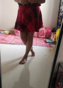 Woollen Mini Skirt