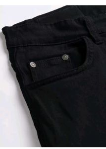 Black Flared Wide Leg Jeans