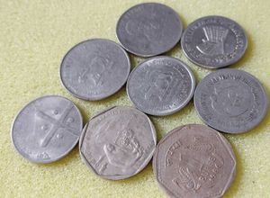 Vintage Indian Coin Collection 8 Pcs Set.