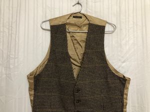 Tan Colour Wool Waistcoat