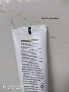 PLUM Green Tea Clear Face Mask