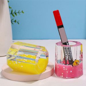Crystal Hexagon Temperature Sensitive Pen Holder
