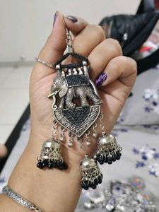 Elephant Jhumka Earrings