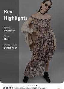 Animal Print Maxi Dress