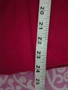 Women Red Half Sleeve Shirt