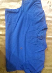Regular Plain Blue T-Shirt ||