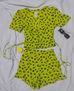 Summer Lime Green Co-ord