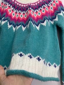 Imported Quality Multicoloured Knit Pullover