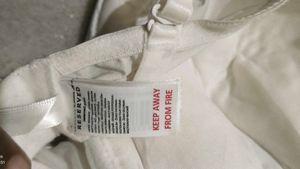 A Beautiful White Colour Bra
