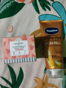 Dot & Key Moisturizer + Vaseline Sunscreen