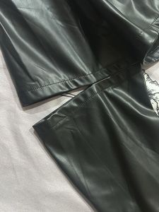 Elbow cut leather jacket.