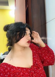 Red Floral Print Top