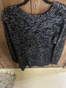 A Party wear Grey Winter Tunic